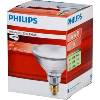 Foto: Philips Infrarotlampe PAR38 IR 175W E27 230 CL