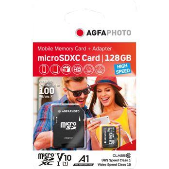 Foto: AgfaPhoto MicroSDXC UHS-I  128GB High Speed Class 10 U1 V10