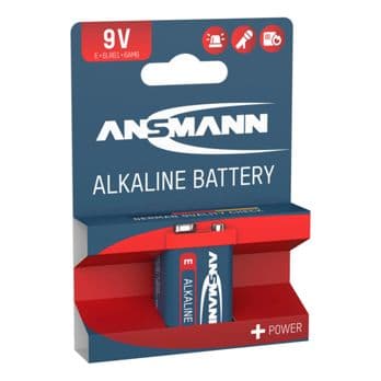 Foto: 1 Ansmann Alkaline 9V-Block red-line               1515-0000