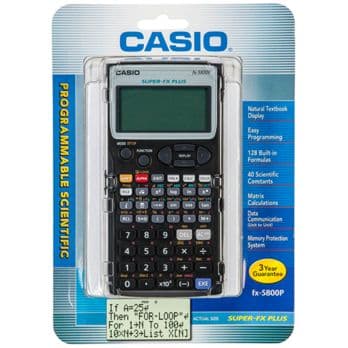 Foto: Casio FX 5800 P