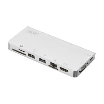 Foto: DIGITUS USB Type-C Multiport Travel Dock 8-Port