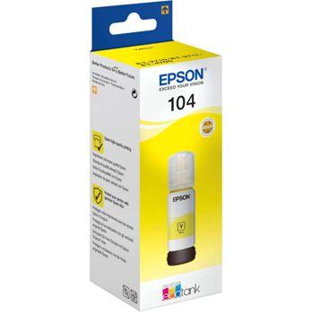 Foto: Epson EcoTank yellow T 104 65 ml               T 00P4