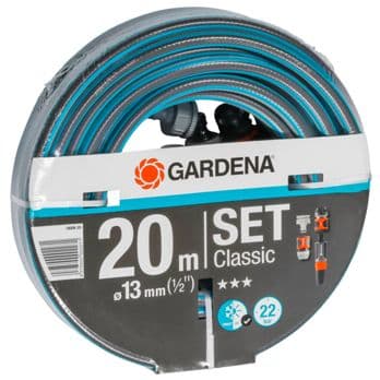 Foto: Gardena Classic Schlauch 13mm 1/2" 20 m mit Zubehör