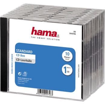 Foto: 1x10 Hama CD-Leerhülle Standard 44746