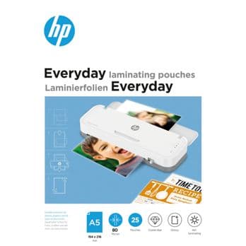 Foto: HP Everyday Laminierfolien A5 80 Micron, 25 Stk.