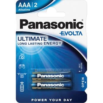 Foto: 1x2 Panasonic Evolta LR 03 Micro AAA                  LR03EGE/2BP