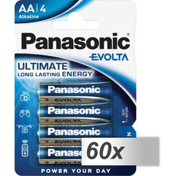 Foto: 60x4 Panasonic Evolta LR 6 Mignon          VPE Masterkarton