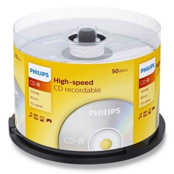 Foto: 1x50 Philips CD-R 80Min 700MB 52x SP