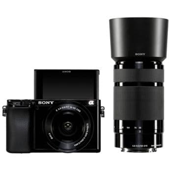 Foto: Sony Alpha 6100 Kit schwarz + SEL-P 16-50 + SEL 55-210