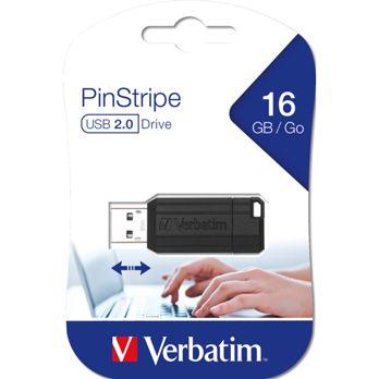 Foto: Verbatim Store n Go         16GB Pinstripe USB 2.0 black    49063