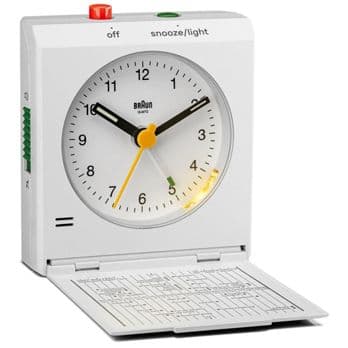 Foto: Braun BC 05 W Quarz-Klappwecker weiß