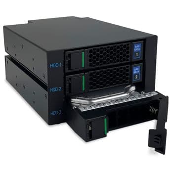 Foto: FANTEC WR-C2131-6G Backplane für 3x 3,5/2,5 HDD/SSD