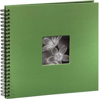 Foto: Hama "Fine Art" Spiral apfelgrün 36x32 50 schwarze Seiten 94870