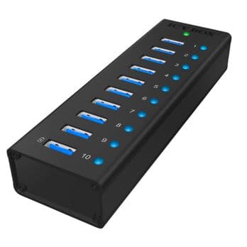 Foto: ICY BOX IB-AC6110 10-Port USB 3.0 Hub