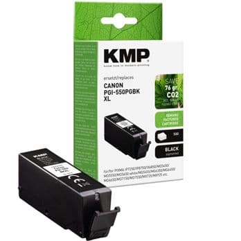 Foto: KMP Tinte schwarz ersetzt Canon PGI-550PGBK 6431B001