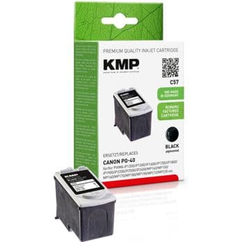 Foto: KMP C57 Tintenpatrone schwarz kompatibel mit PG-40