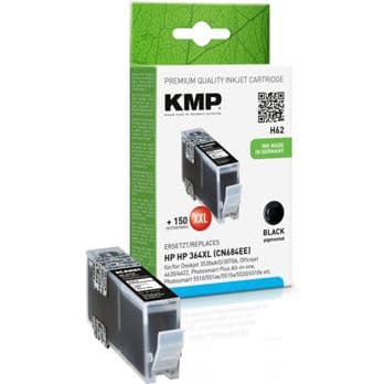 Foto: KMP H62 Tintenpatrone schwarz komp. m. HP CN 684 EE No. 364 XL
