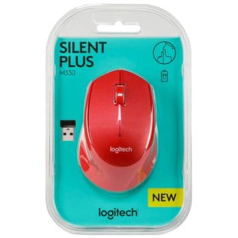 Foto: Logitech M330 Silent Plus rot