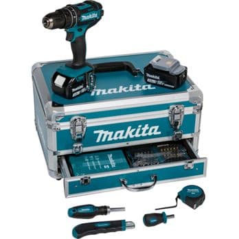 Foto: Makita DHP482RFX9 Akku-Schlagbohrschrauber
