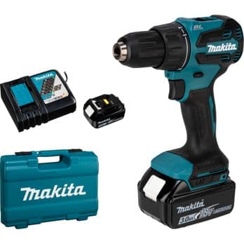 Foto: Makita DHP490RFX3 Akku-Schlagbohrschrauber
