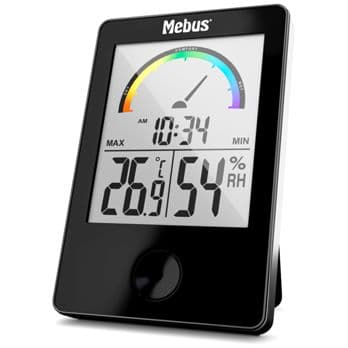Foto: Mebus 40929 Thermo-Hygrometer        schwarz