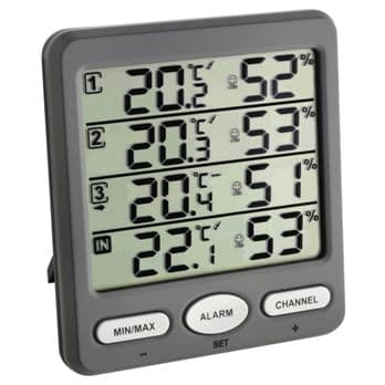 Foto: TFA 30.3054.10 Klima Monitor