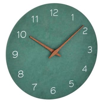 Foto: TFA 60.3054.04 Analoge Wanduhr jadegrün