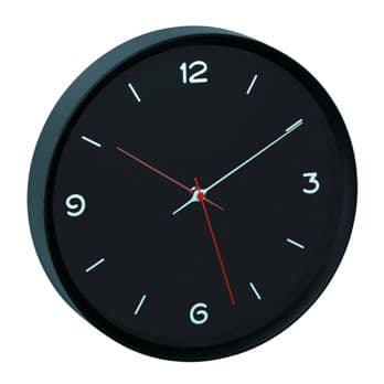 Foto: TFA 60.3056.01 schwarz Analoge Wanduhr