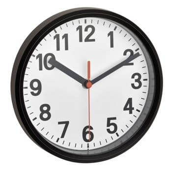 Foto: TFA 60.3538.01 Analoge Funk-Wanduhr schwarz