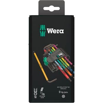 Foto: Wera 967/9 TX BO Winkelschlüsselsatz Blacklaser