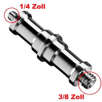 Foto: Walimex Spigot 3/8 Zoll - 1/4 Zoll