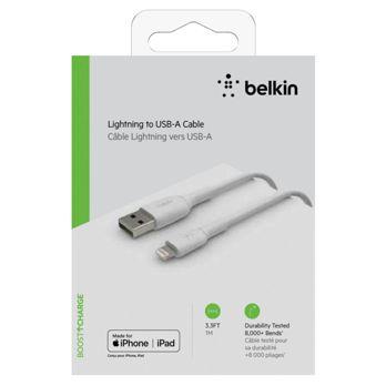 Foto: Belkin Lightning Lade/Sync Kabel 1m, PVC, weiß, mfi zertifiziert