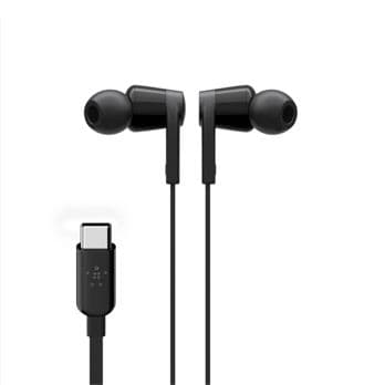 Foto: Belkin Rockstar In-Ear Kopfhörer USB-C Connector sw. G3H0002btBLK