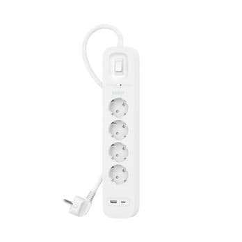 Foto: Belkin Steckdosenl./Überspannung 4-fach, USB-A+C, 525J.SRB001vf2M