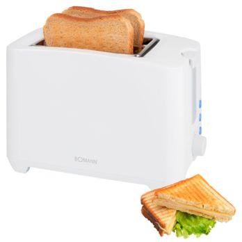 Foto: Bomann TA 6065 CB weiß 2 Scheiben Toaster