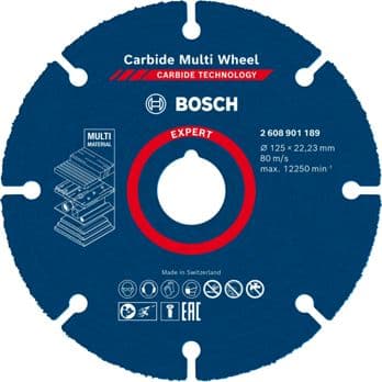 Foto: Bosch  Carbide Multiwheel 125x22 23mm EXPERT