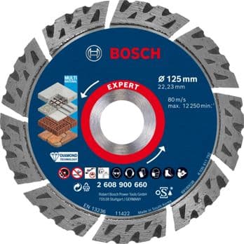 Foto: Bosch  DIA TS MultiMat 125x22.23 x2.2x12 EXPERT