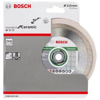 Foto: Bosch Diamanttrennscheibe 115x22,23 Stand. for Ceramic