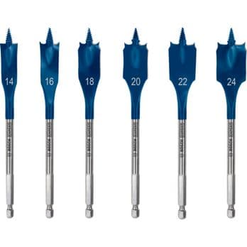 Foto: Bosch EXPERT SELFCUT Speed Flachfräsbohrer Set 6tlg.14-24mm