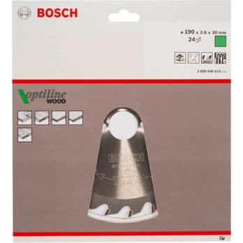 Foto: Bosch Kreissägeblatt OP WO H 190x30-24