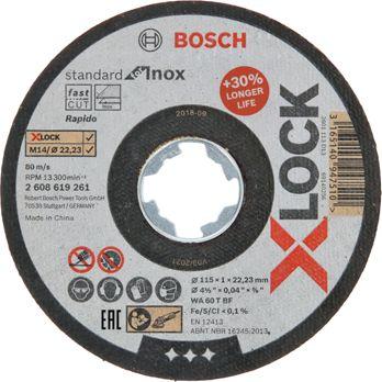 Foto: Bosch X-LOCK Trennscheibe 115x1,0 Std f INOX ger.