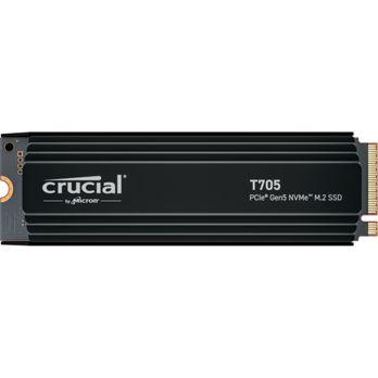 Foto: Crucial T705 with heatsink   1TB PCIe Gen5 NVMe M.2 SSD