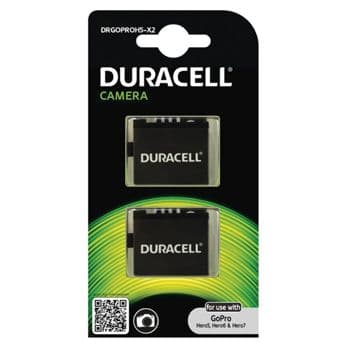 Foto: 1x2 Duracell Li-Ion Akku 1250mAh für GoPro Hero 5/Hero 6/Hero 7