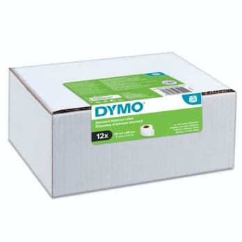 Foto: Dymo Adress-Etiketten 28 x 89 mm weiß 12x 130 St.