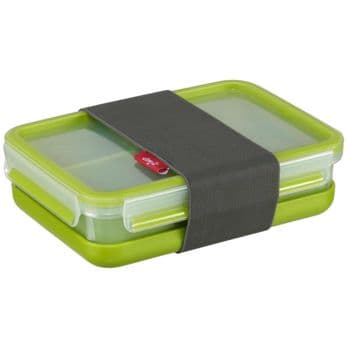 Foto: Emsa Clip&Go Lunchbox 518098 1,2l Transparent/Grün