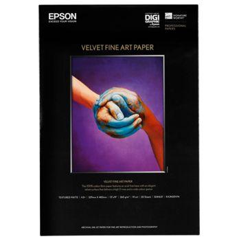 Foto: Epson Velvet Fine Art Paper A 3+ 20 Blatt, 260 g         S 041637