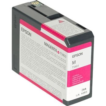 Foto: Epson Tintenpatrone magenta T 580  80 ml              T 5803