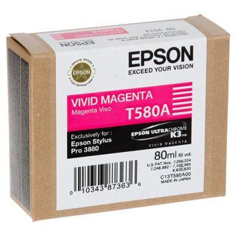 Foto: Epson Tintenpatrone vivid magenta T 580 80 ml       T 580A