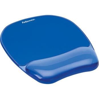 Foto: Fellowes Crystal Gel Maus Handgelenkauflage blau