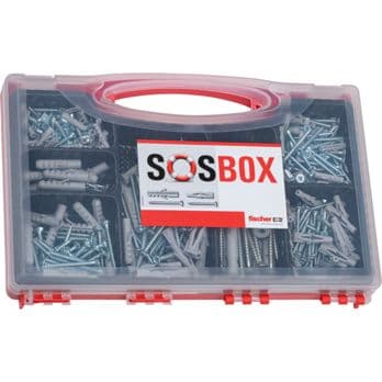 Foto: Fischer SOS-Box Dübel S/FU + Schrauben